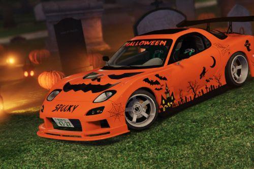  Halloween RX7: Spooky Skin Makeover